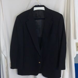 Navy Blue Brooks Brothers Blazer Gold Buttons SZ44